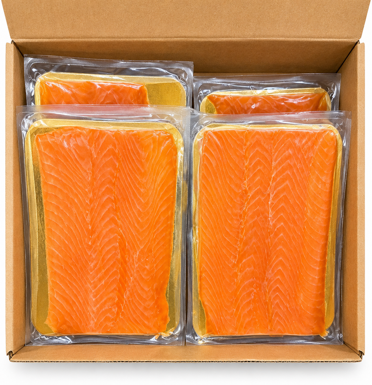 Langgesneden Koudgerookte Zalm – 100 gram | Diepgevroren